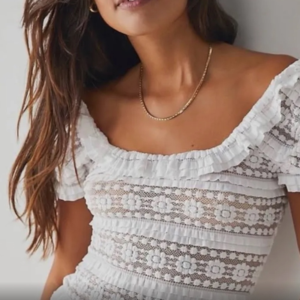 White free people top!